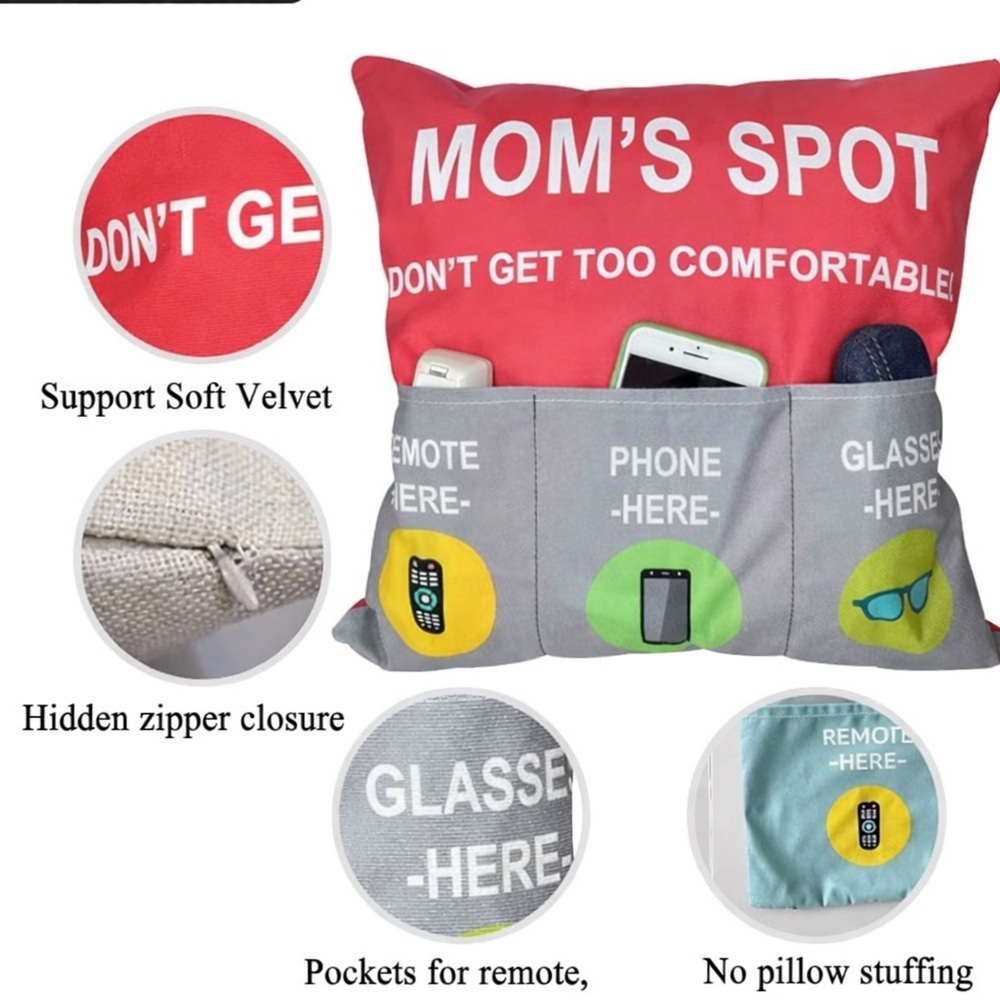 Pocket Mom Pillow
